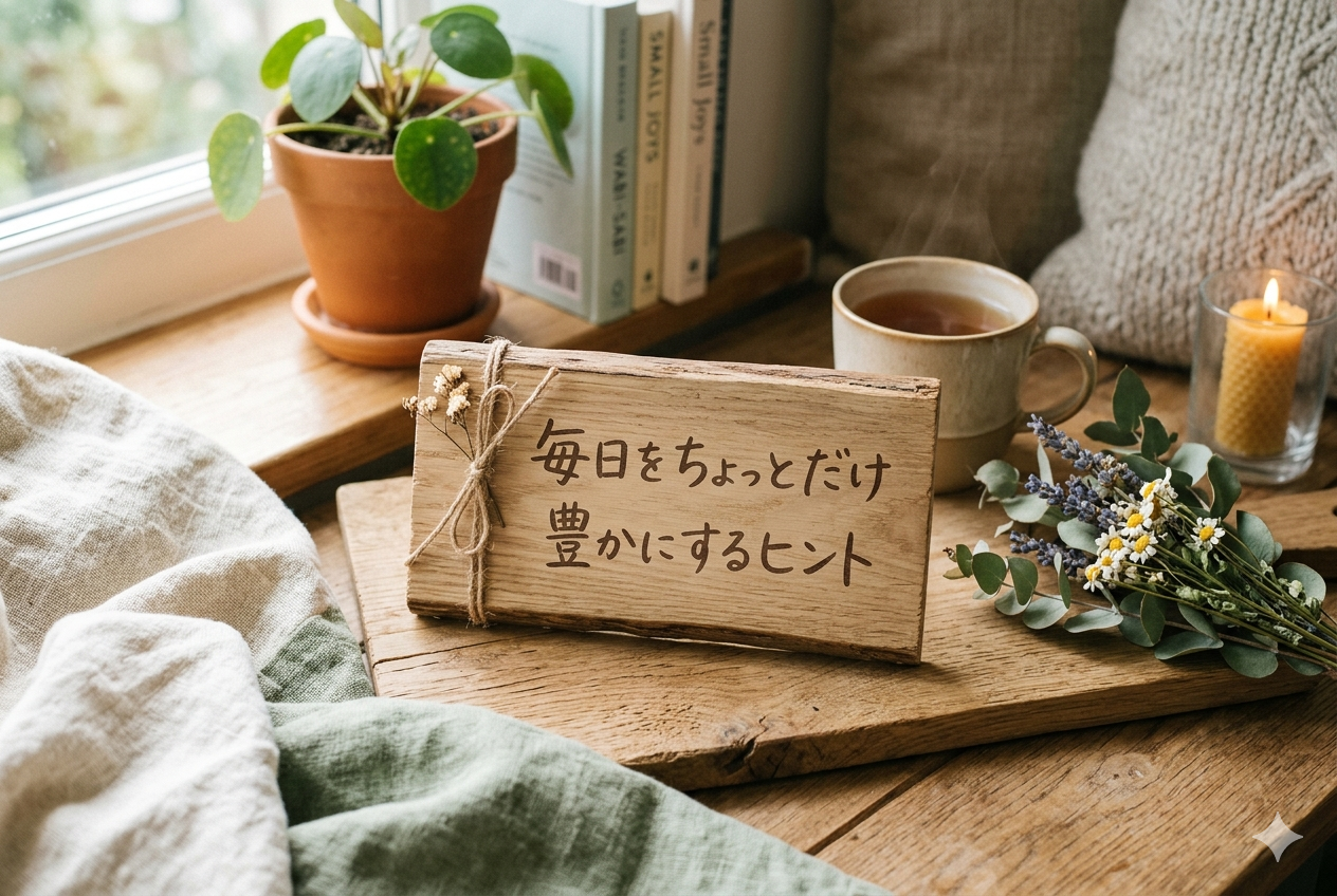 毎日をちょっとだけ豊かにするヒント